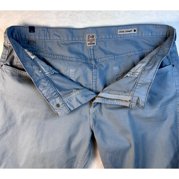 Citizens Of Humanity Mens Straight Leg Light Blue Pants Sz 38 Preppy Comfy Pants - Picture 7 of 12